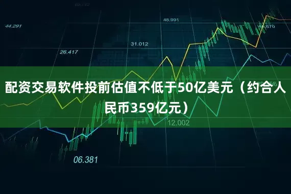 配资交易软件投前估值不低于50亿美元（约合人民币359亿元）